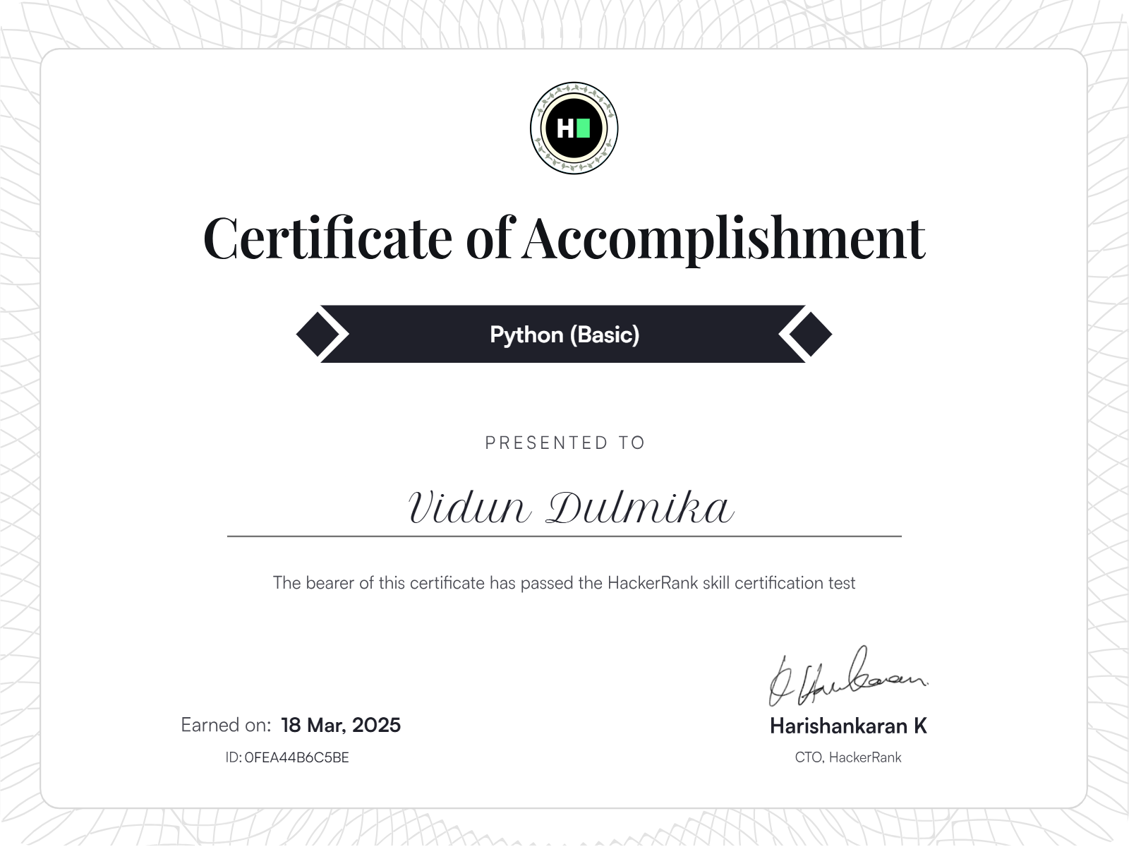 Hackerrank